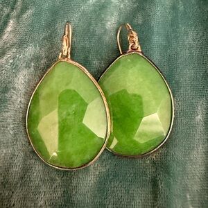 Stella & Dot Jade Serenity Earrings – Elegant & Timeless